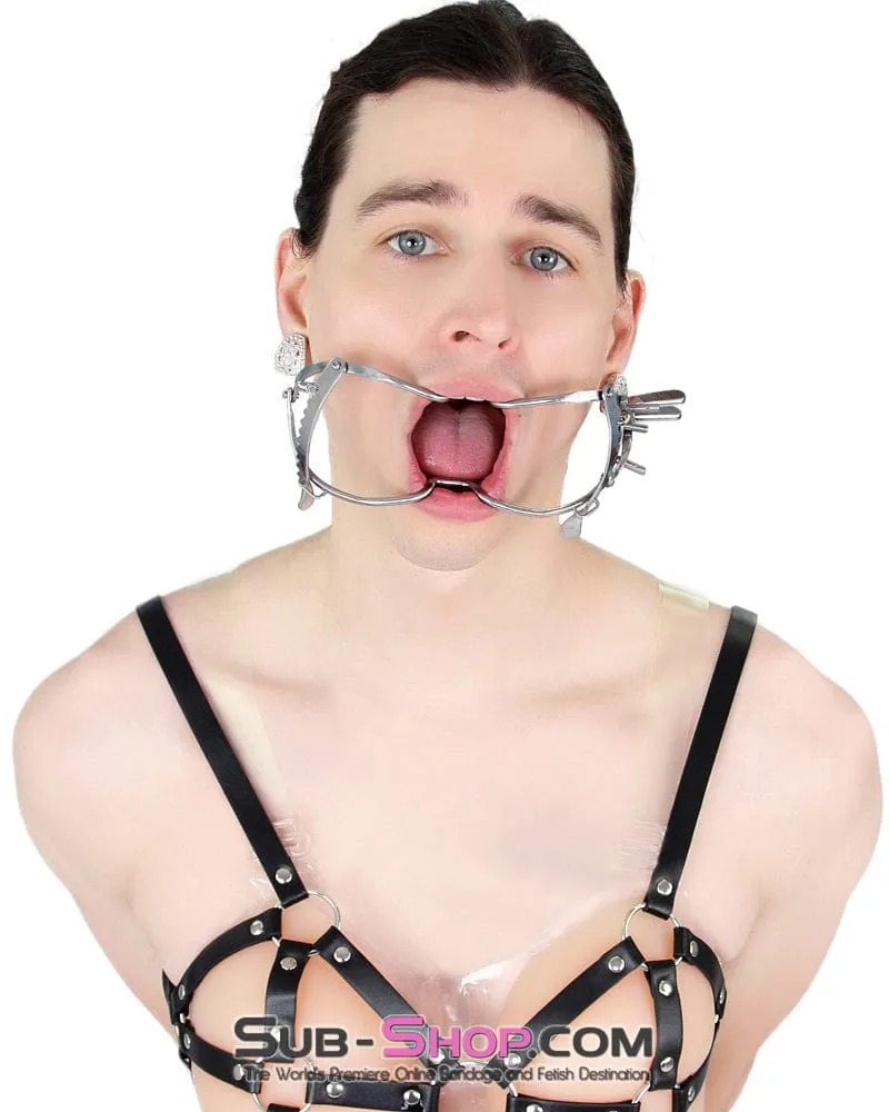 0486S-SIS      Forced Sissy Open Wide Mouth Spreader