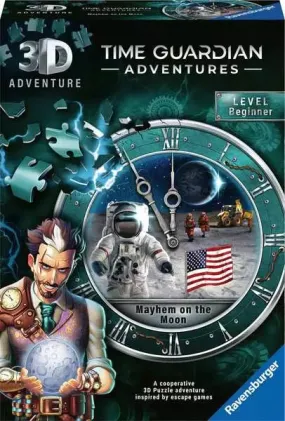115419 - RAVENSBURGER 3D - TIME GUARDIAN ADVENTURES: MAYHEM ON THE MOON