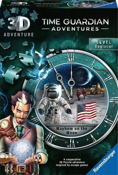 115419 - RAVENSBURGER 3D - TIME GUARDIAN ADVENTURES: MAYHEM ON THE MOON