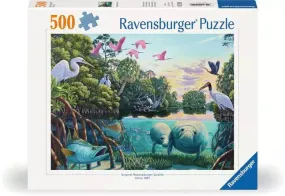 120000440 - RAVENSBURGER 500PC -MANATEE MOMENTS