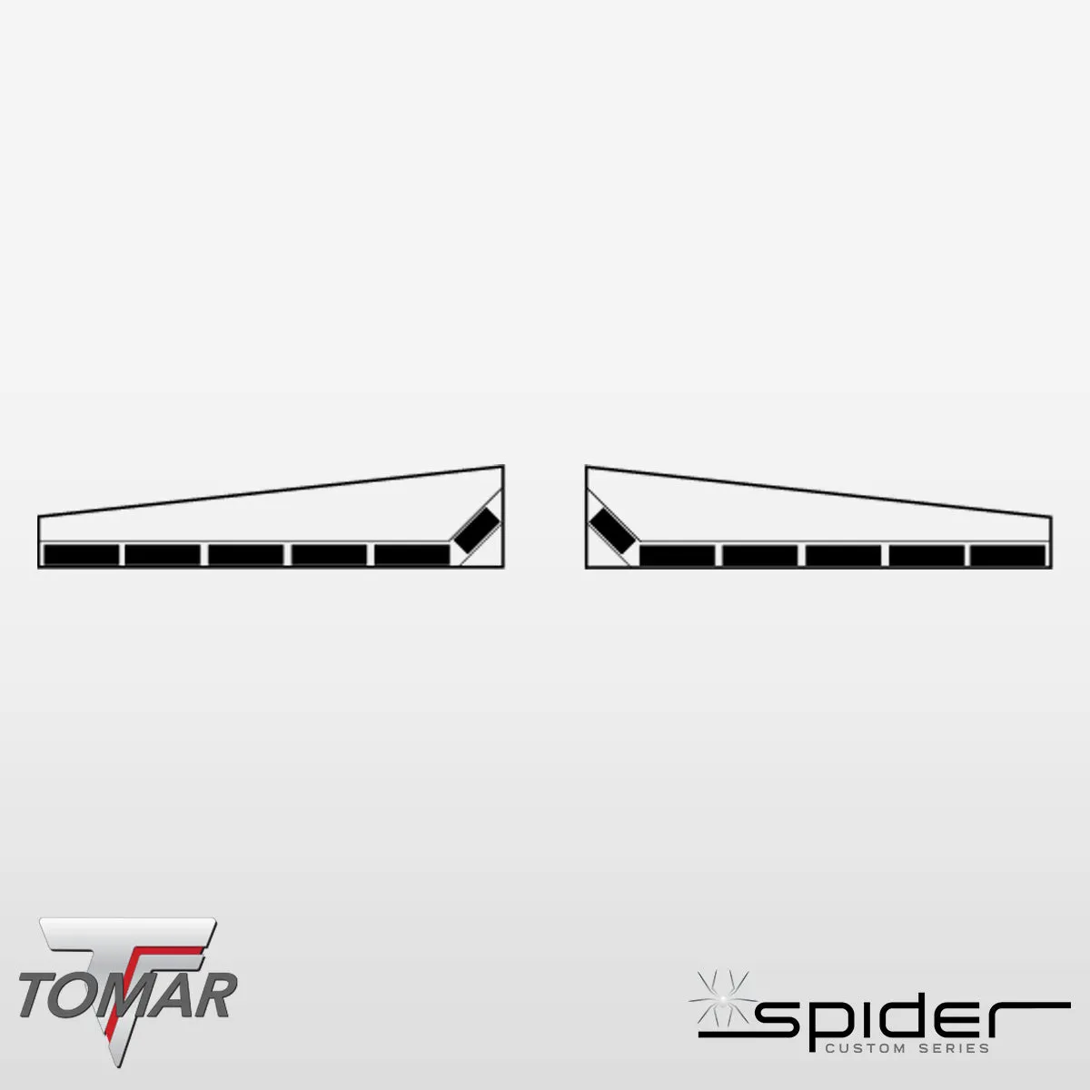 '14-21 Chevy Silverado 1500 Spider Series Front Interior Emergency Warning LED Light Bar