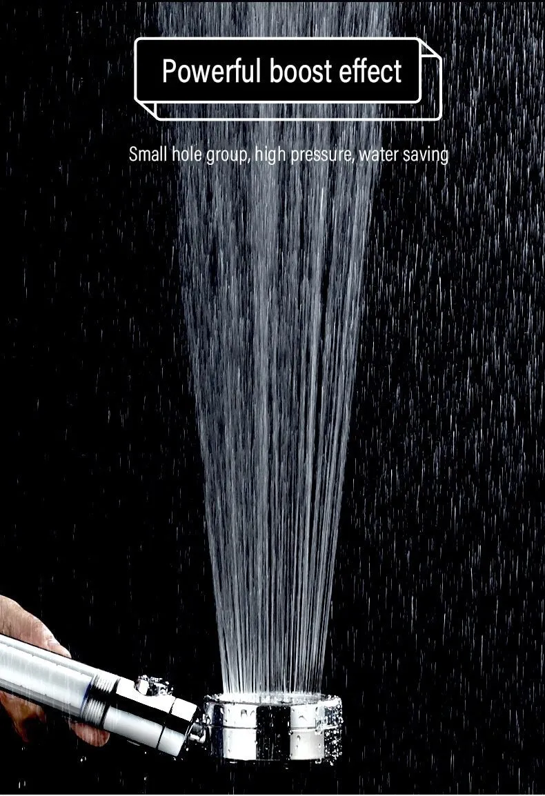3 Modes Shower Head Skin Care High Pressure