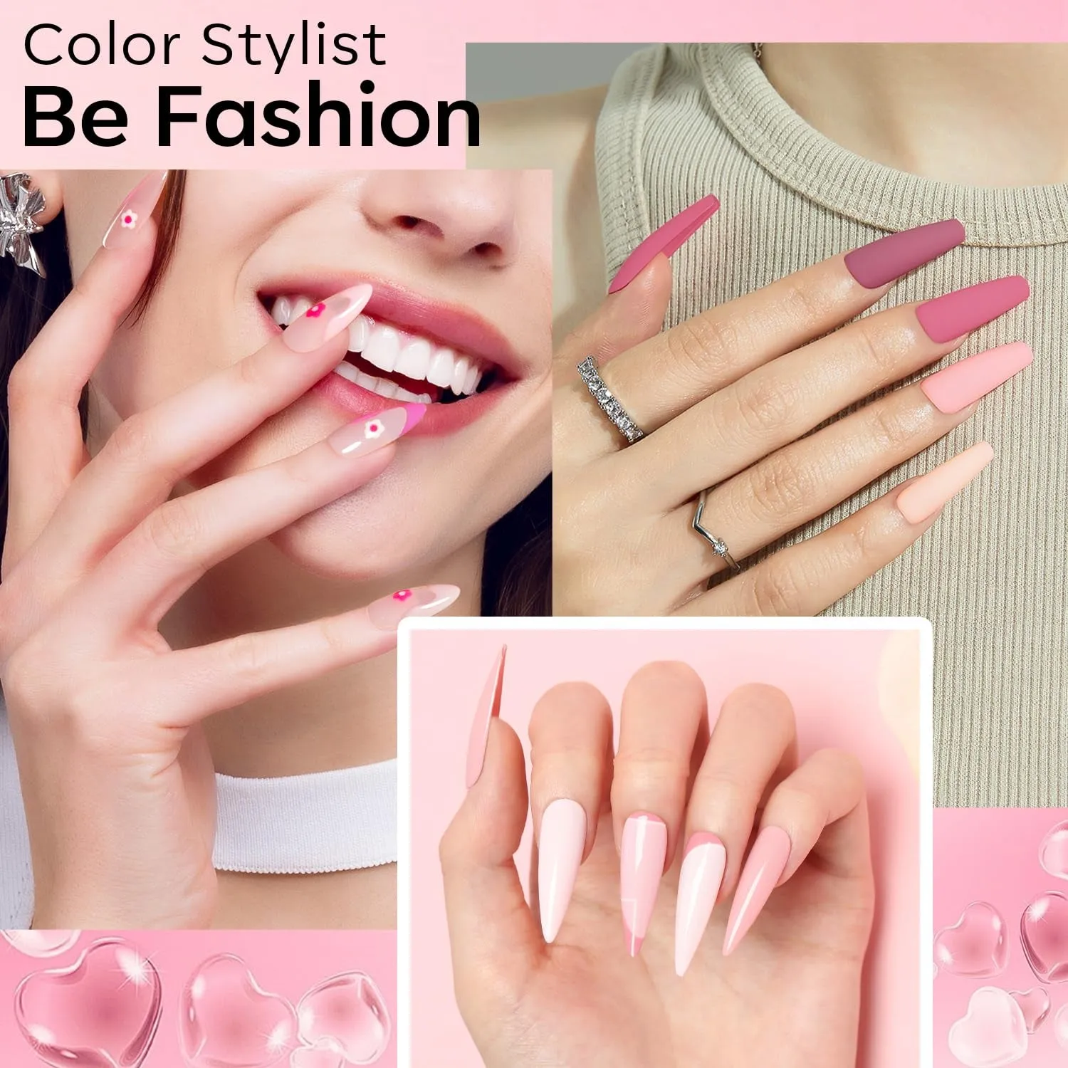 35-Piece Gel Nail Polish Set with 48W UV Dryer - 12 Vibrant Colors & Nail Art Accessories