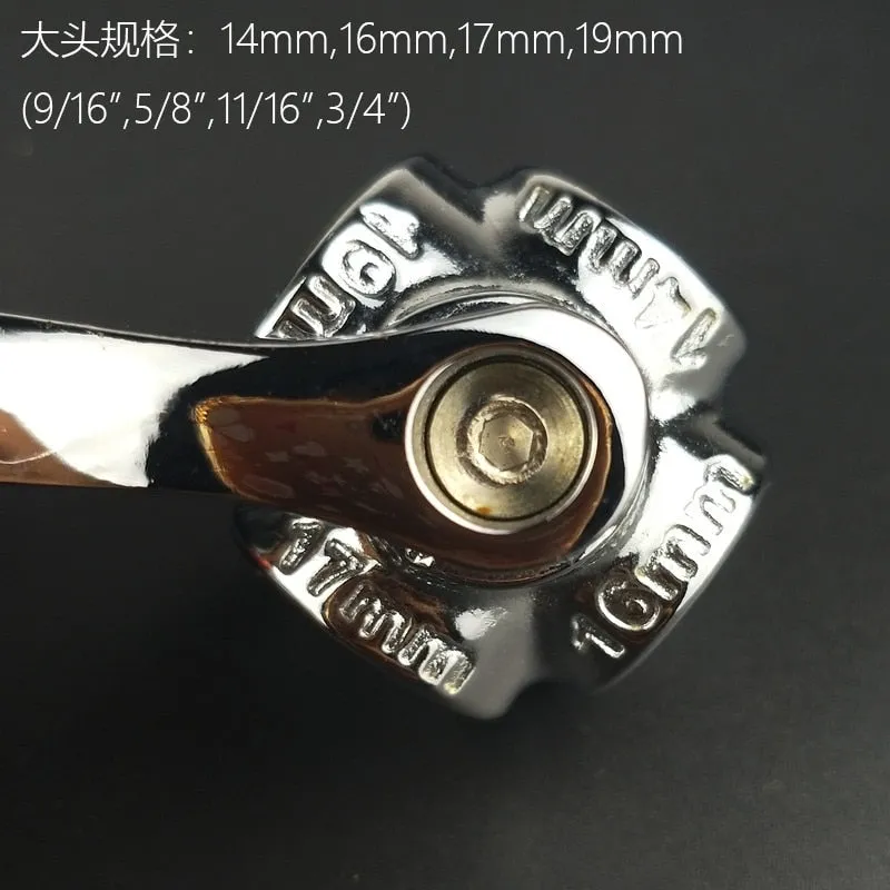 48 in 1 Socket Wrench Multi function Wrench Tool with 360 Degree Rotating Head