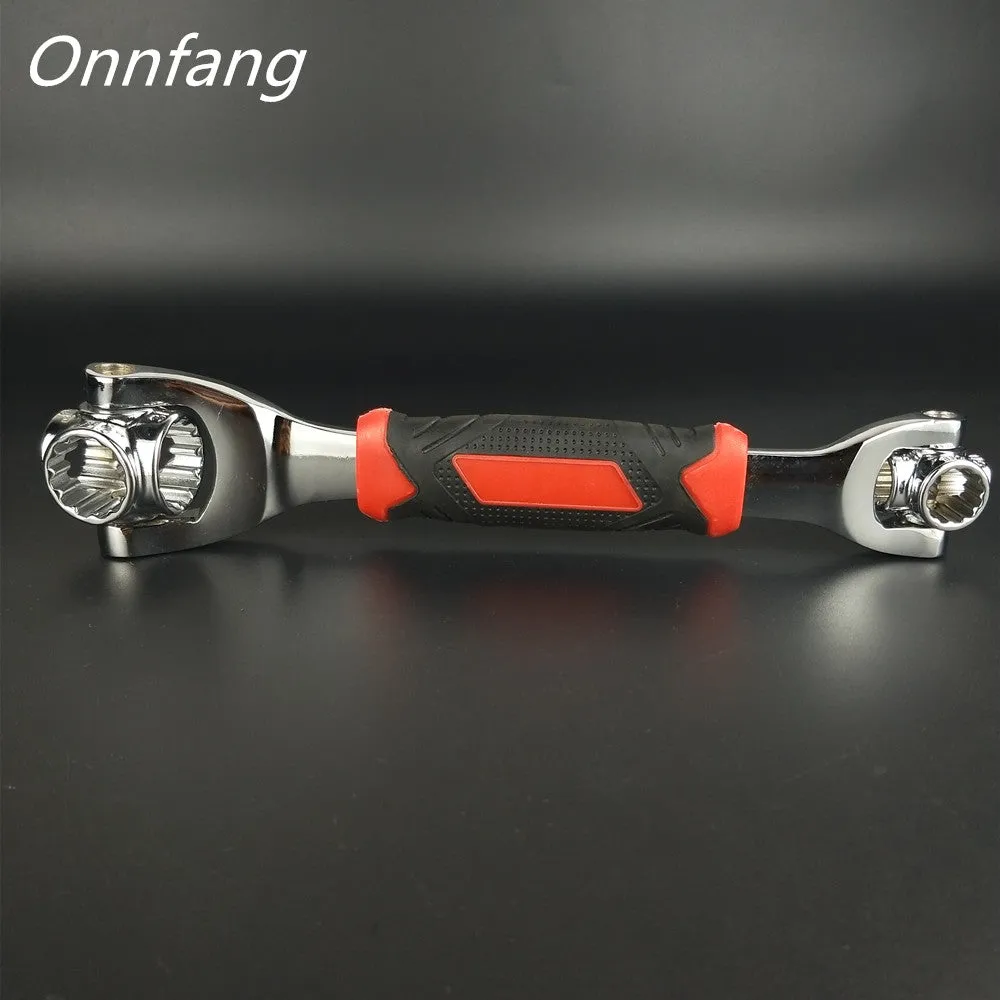 48 in 1 Socket Wrench Multi function Wrench Tool with 360 Degree Rotating Head