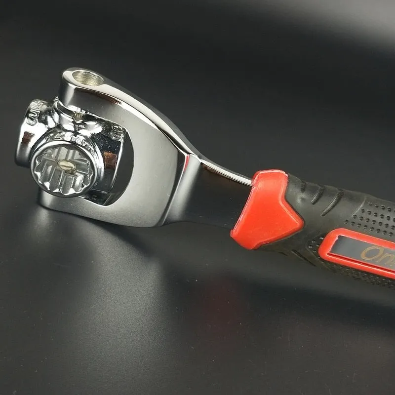 48 in 1 Socket Wrench Multi function Wrench Tool with 360 Degree Rotating Head