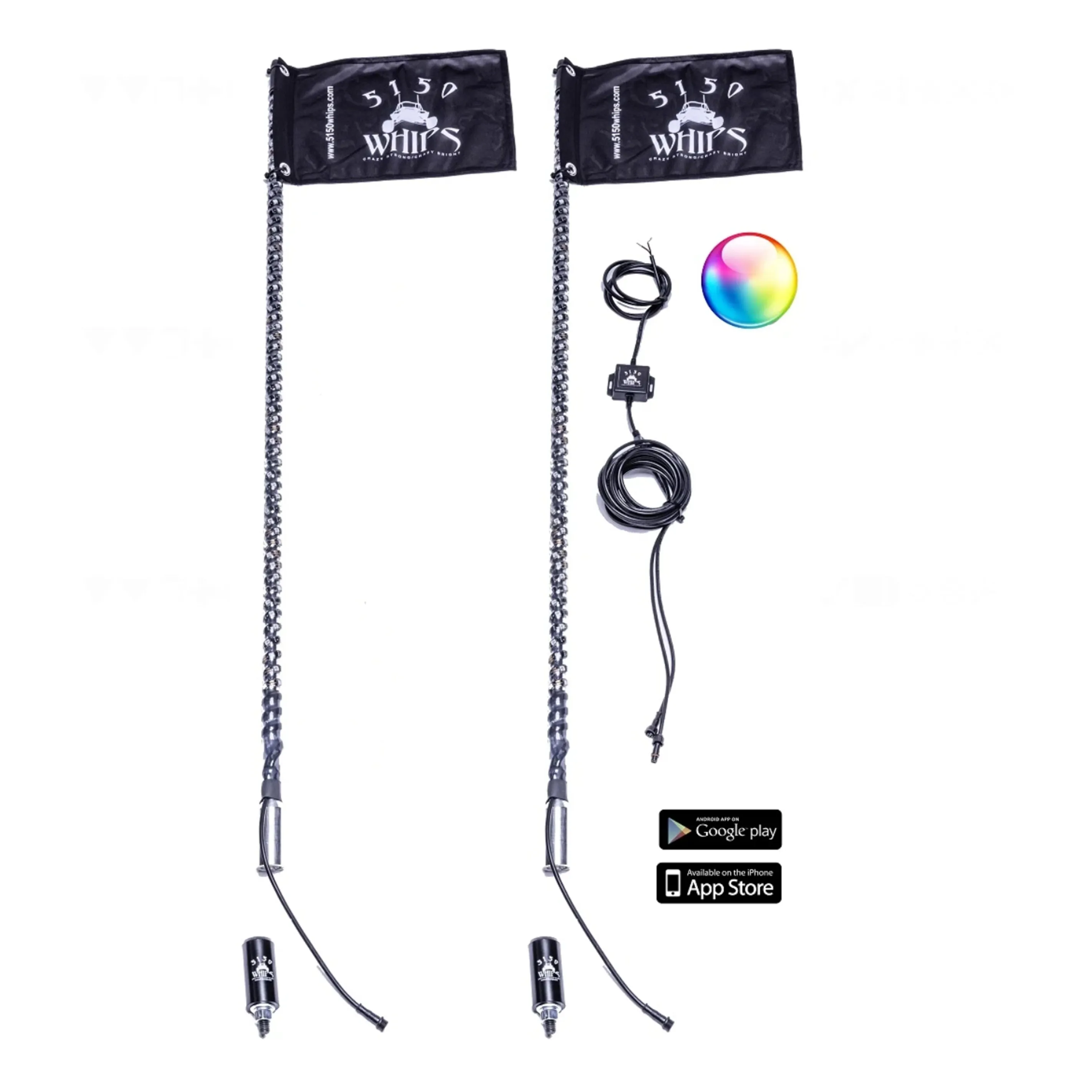 5150 Whips- 187 LED WHIP (PAIR)