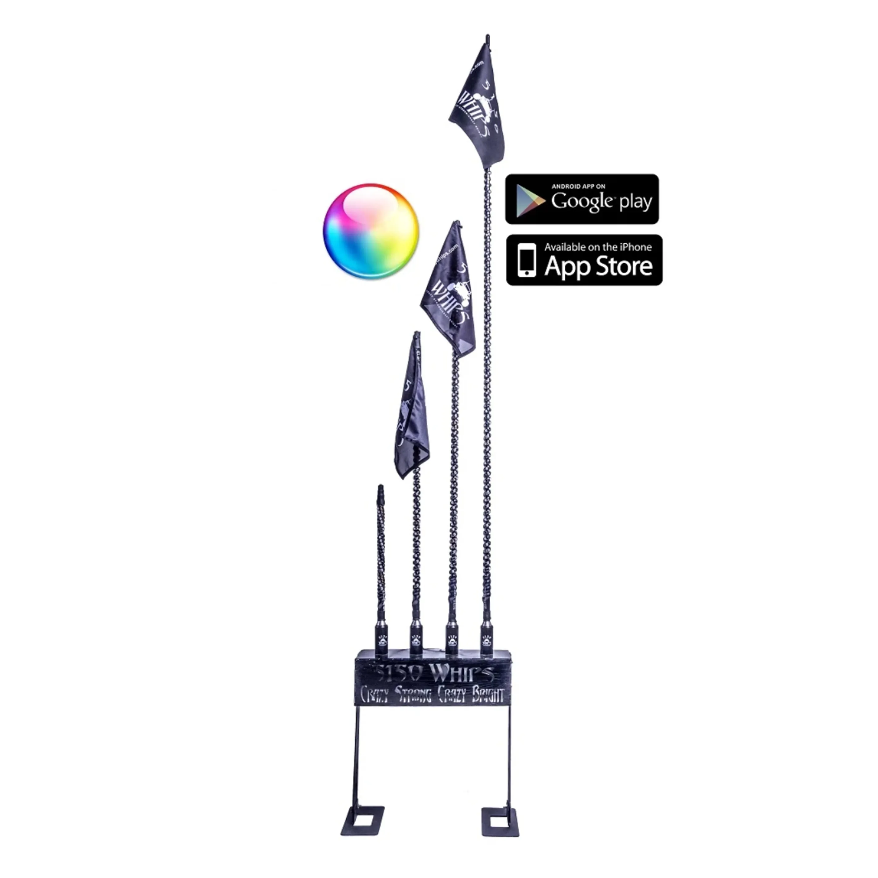 5150 Whips- 187 LED WHIP (PAIR)