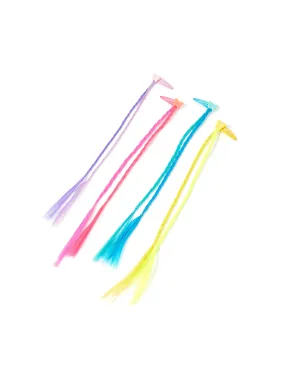 Accessorize Girl Set of 4 Butterfly Fake Hair Extensions