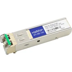 AddOn Cisco ONS ONS-SC-4G-61.4 Compatible TAA Compliant 4GBase-DWDM 100GHz SFP Transceiver (SMF, 1561.42nm, 80km, LC, DOM) ONS-SC-4G-61.4-AO