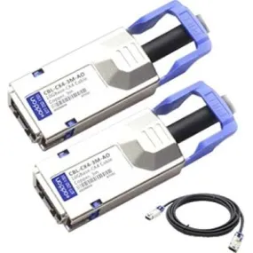 AddOn Dell Force10 CBL-CX4-3M Compatible 10GBase-CX CX4 to CX4 Direct Attach Cable (Passive Twinax, 3m) CBL-CX4-3M-AO