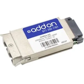 Addon Hp Jd485A Compatible Taa Compliant 1000Base-Sx Gbic Transceiver (Mmf, 850Nm, 550M, Sc)