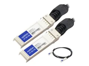 AddOn IBM 46K6182 Compatible TAA Compliant 10GBase-CU SFP  to SFP  Direct Attach Cable (Active Twinax, 1m) 46K6182-AO