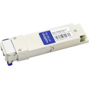 AddOn Juniper Networks QSFPP-40GBASE-ER4 Compatible TAA Compliant 40GBase-ER4 QSFP  Transceiver (SMF, 1270nm to 1330nm, 40km, LC, DOM) QSFPP-40GBASE-ER4-AO