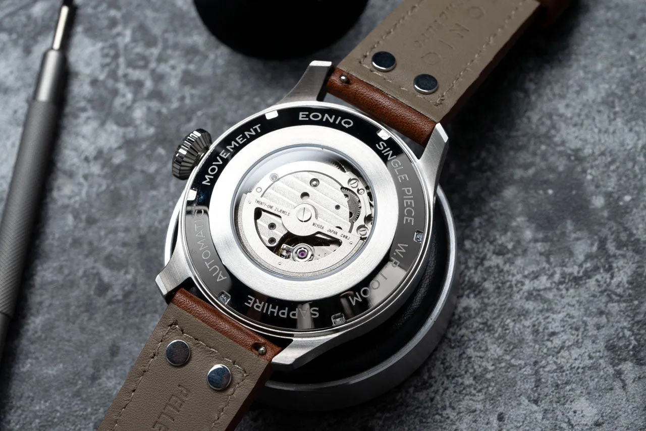 [Advanced level] - 44mm Big Pilot Watch | Vintage Pilot watch with Faux-Patina lume | Miyota 82S0