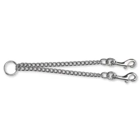 Ancol Chain Couple Double Dog Lead - Medium