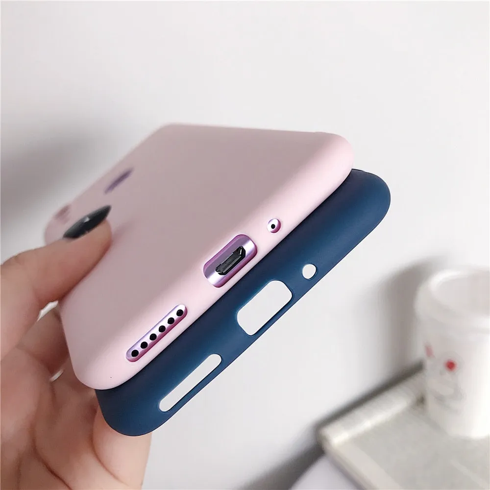 Anymob Huawei Black Candy Colored Jelly Silicone Mobile Phone Protective Case