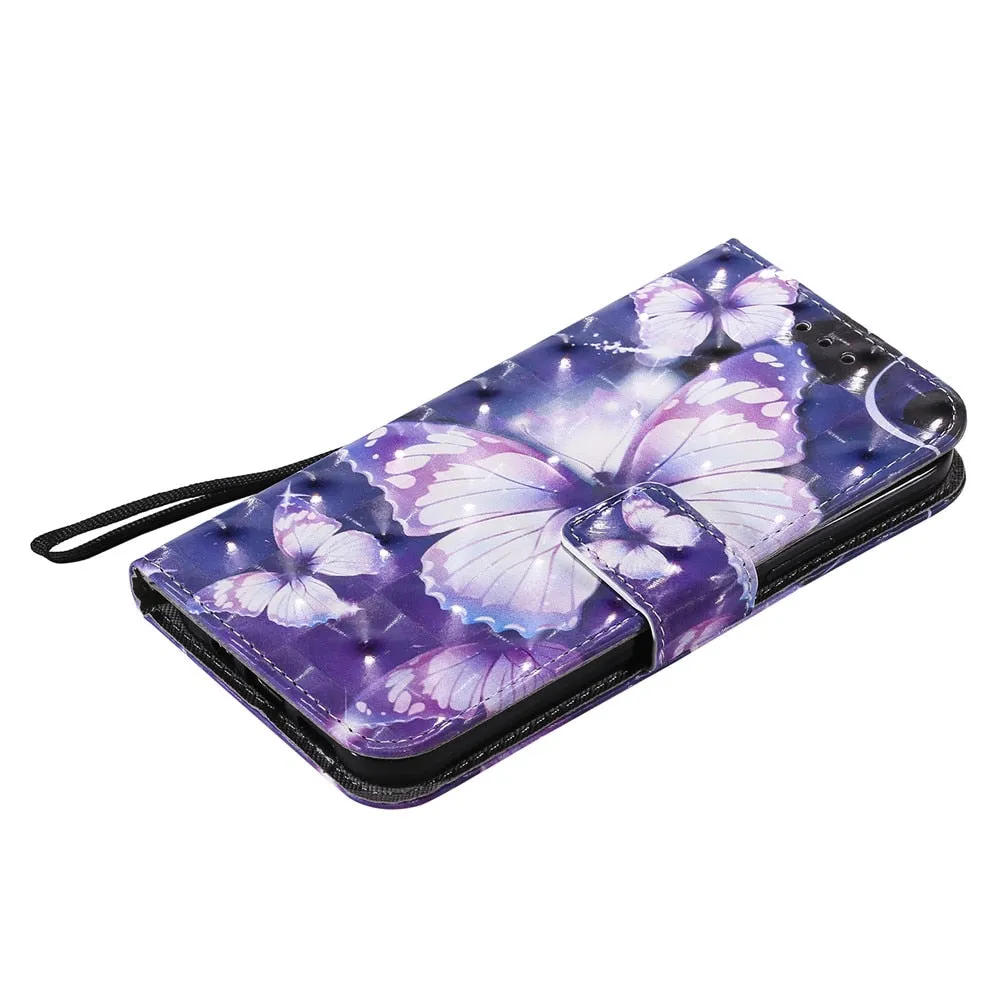 Anymob IPhone Dream Catcher 3D Painted Flip Phone Case Wallet Leather Cover