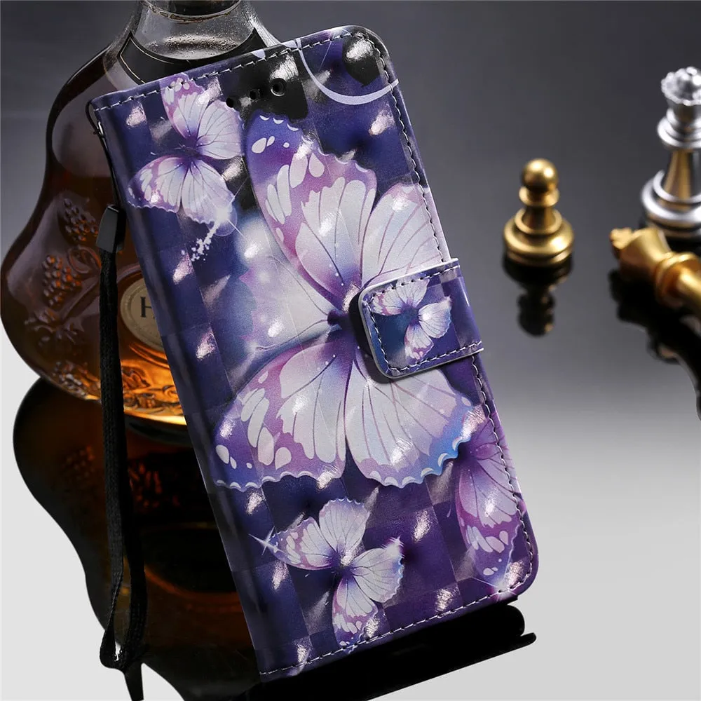 Anymob IPhone Dream Catcher 3D Painted Flip Phone Case Wallet Leather Cover