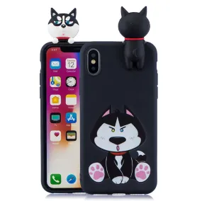 Anymob iPhone Husky 3D Toys Case Soft Silicone Cartoon Cover