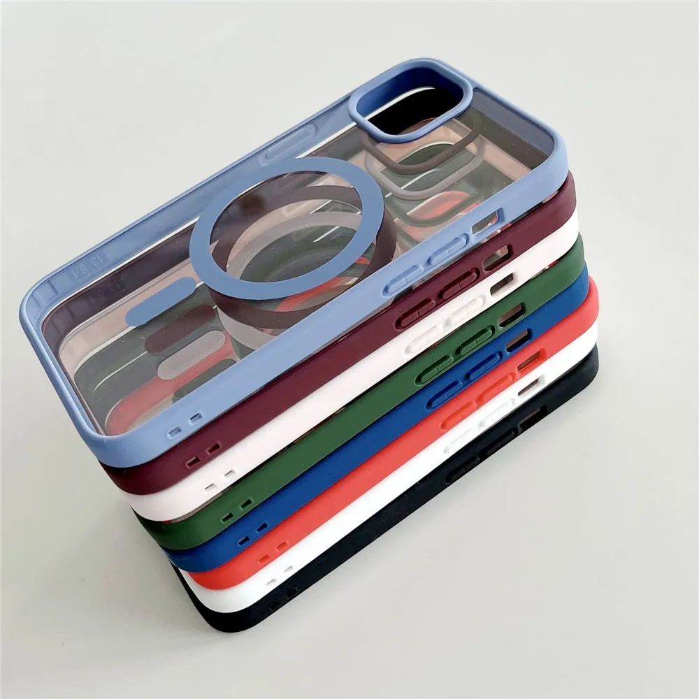 Anymob iPhone Pink Magnetic Pattern Case Soft Phone Cover