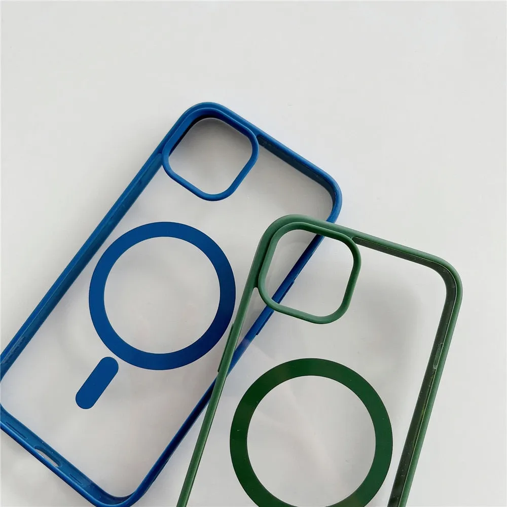 Anymob iPhone Pink Magnetic Pattern Case Soft Phone Cover