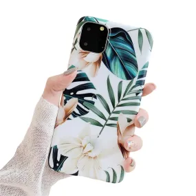 Anymob iPhone White Orchid Case Back Cover Silicone Phone Cases
