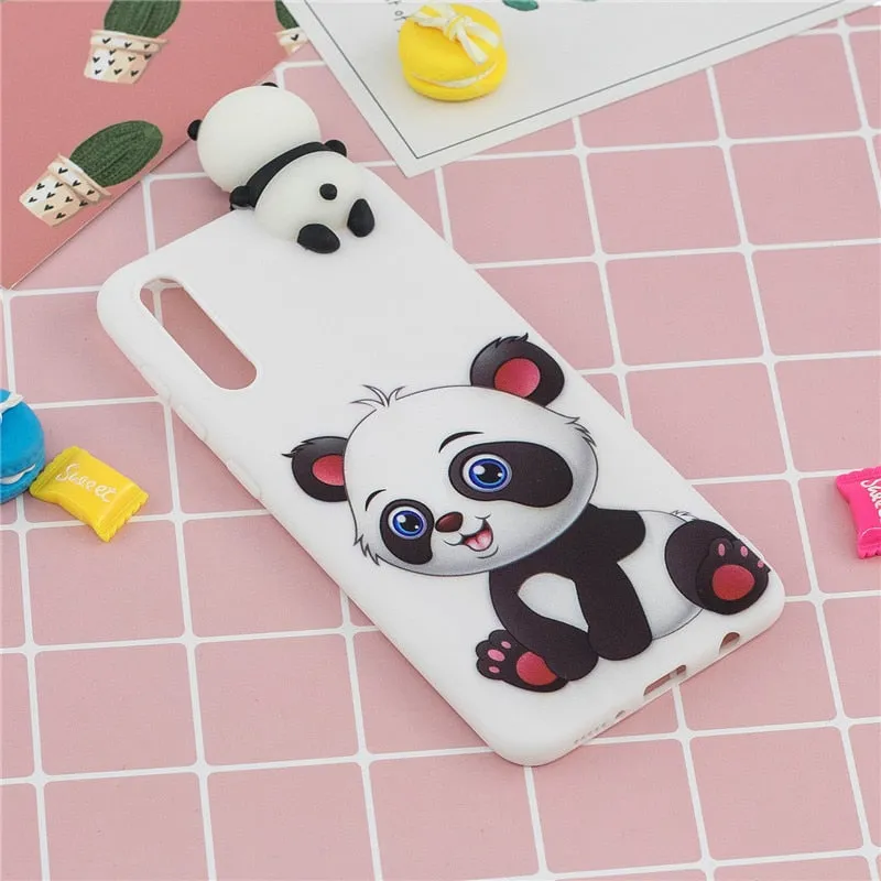 Anymob Samsung Blue Owl Silicone Case Animal Back Cover