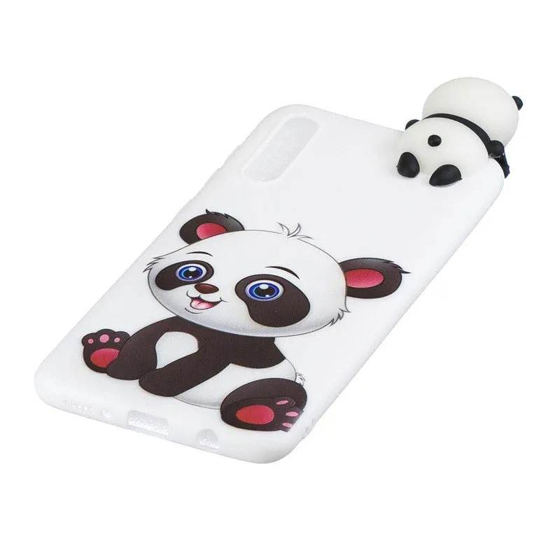 Anymob Samsung Blue Owl Silicone Case Animal Back Cover