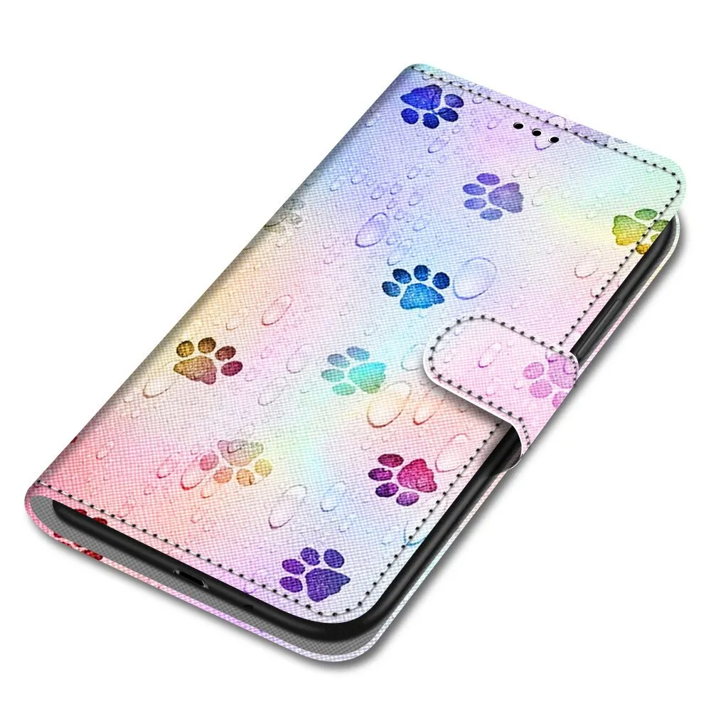 Anymob Samsung Blue Sky Magnetic Flip Leather Phone Case