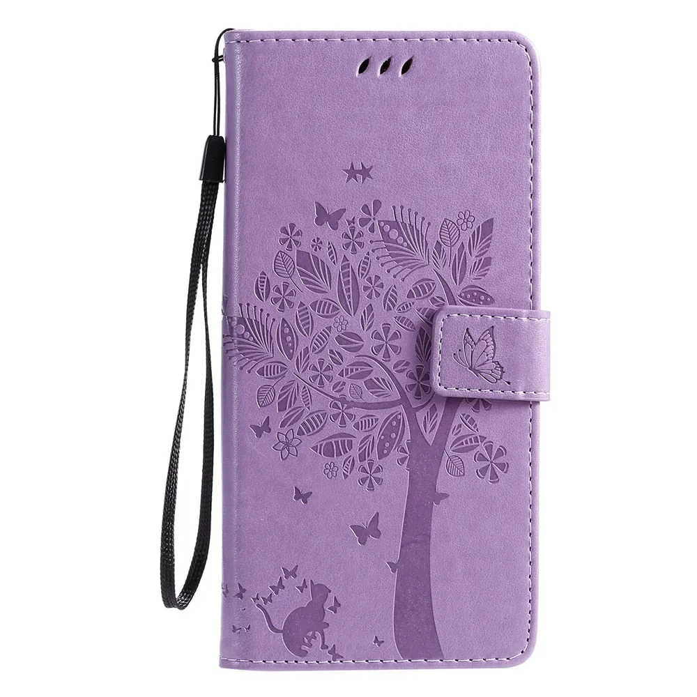 Anymob Samsung Brown Leather Flip Case Cover Phone Bag Shell Cover
