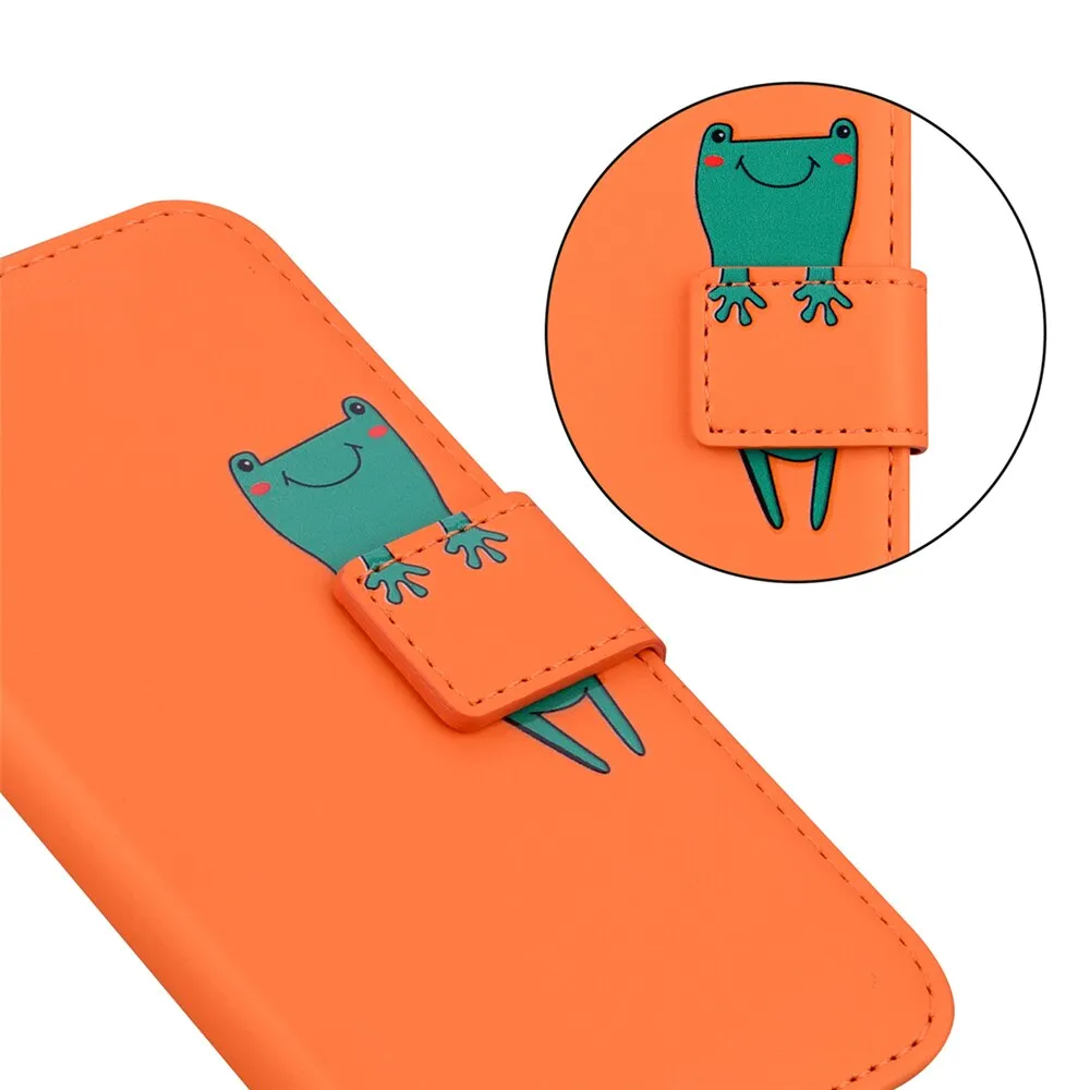 Anymob Samsung Gray Cat Flip Leather Case Wallet Phone  Cover