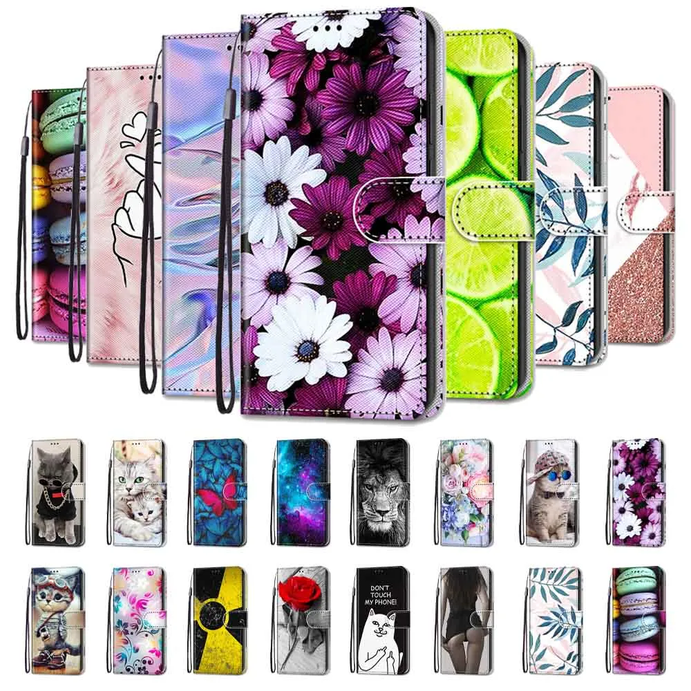 Anymob Samsung Lavender Silk Phone Case Magnetic Flip Leather Card  Wallet Cover
