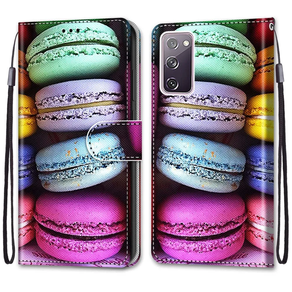 Anymob Samsung Lavender Silk Phone Case Magnetic Flip Leather Card  Wallet Cover