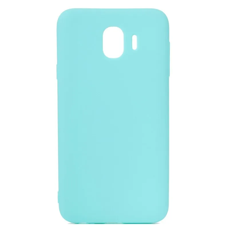 Anymob Samsung Light Blue Silicone Candy Color Case Phone Cover