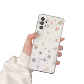 Anymob Samsung Multicolor Roses Flowers Soft Silicone Phone Case Transparent Cover