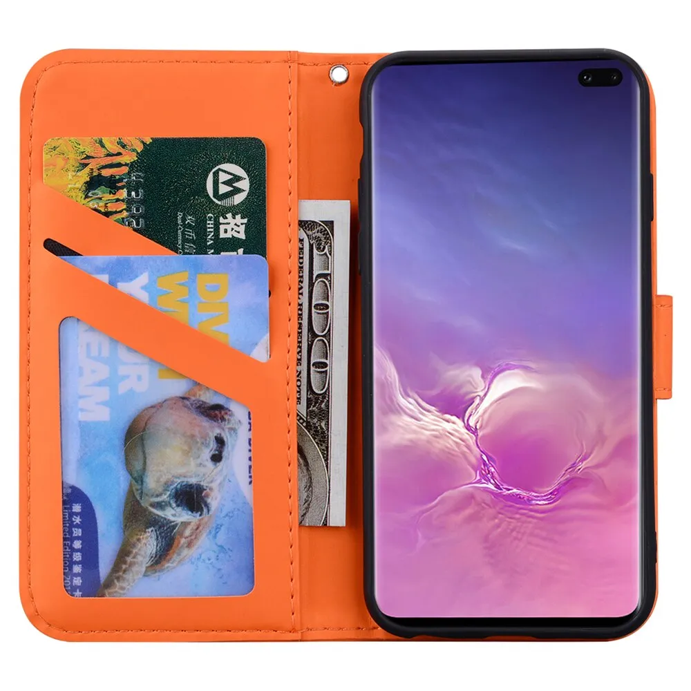 Anymob Samsung Pink Flip Leather Case Wallet Phone Cover