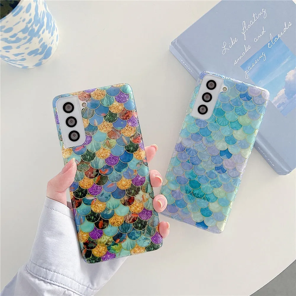 Anymob Samsung Sunflower Rose Silicone Dream Shell Pattern Case Shockproof Back Cover