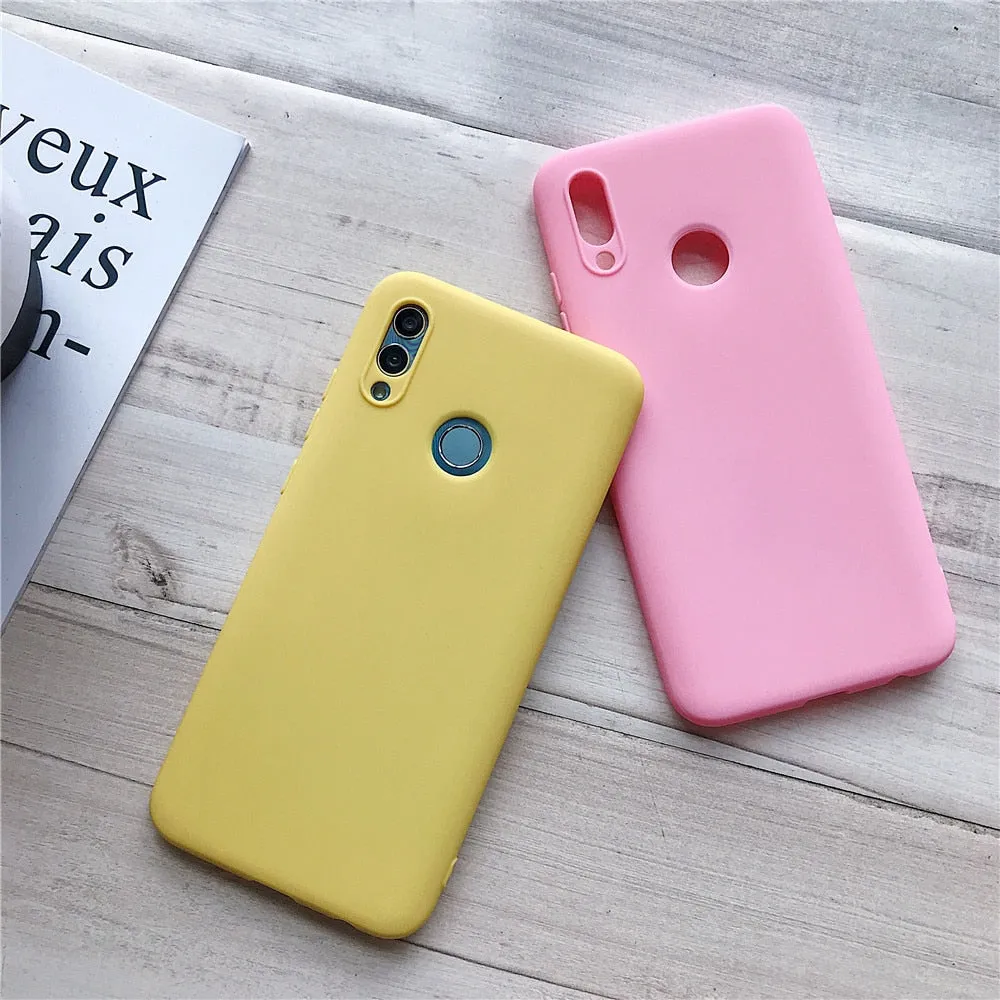 Anymob Xiaomi Black Silicone Case Soft TPU Phone Back Cover