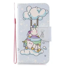 Anymob Xiaomi Redmi Leather Case Flip Fashionable 2 Unicorn Cover Wallet