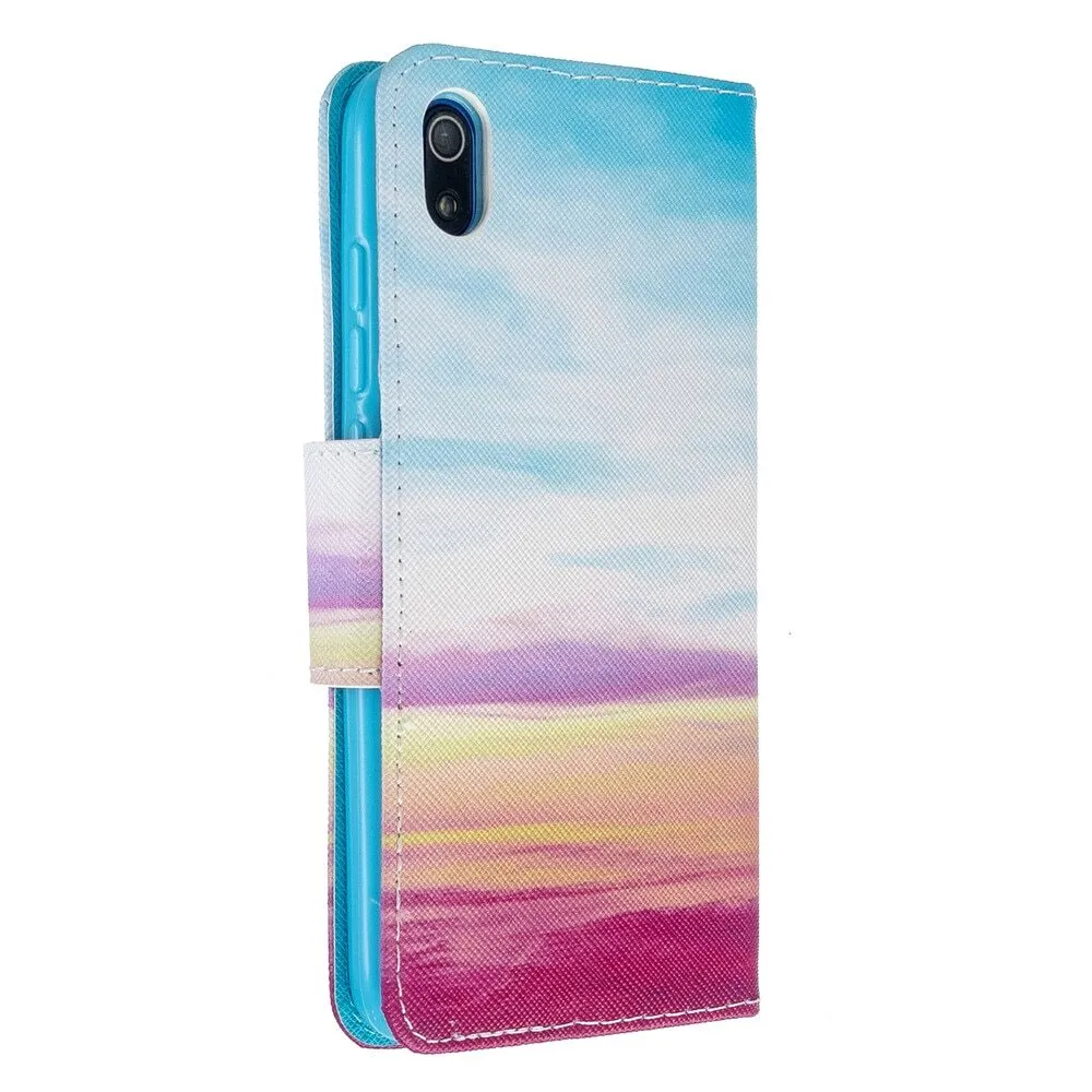 Anymob Xiaomi Redmi Leather Case Flip Fashionable Lily Cover Wallet