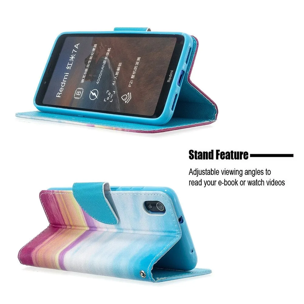 Anymob Xiaomi Redmi Leather Case Flip Fashionable Lily Cover Wallet