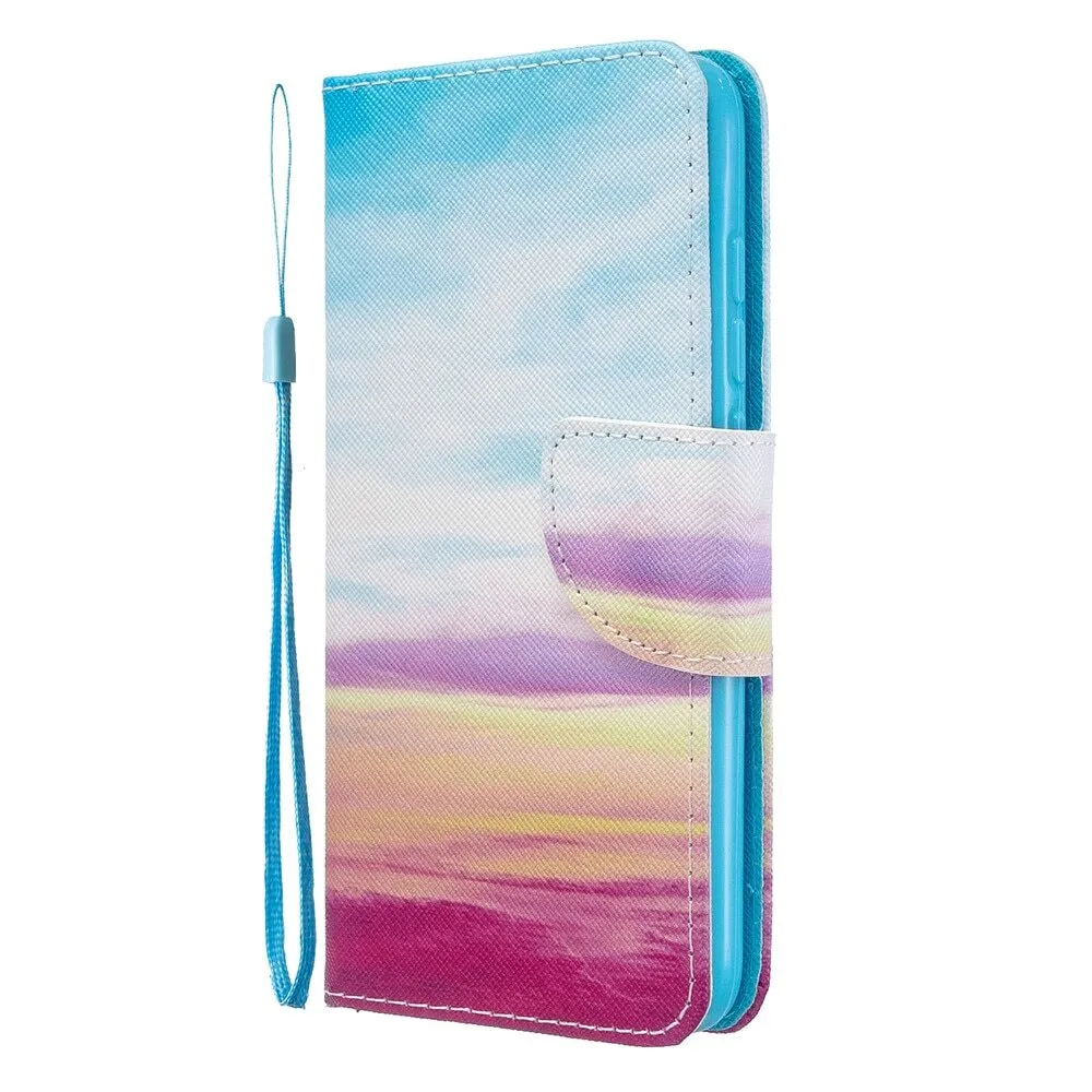 Anymob Xiaomi Redmi Leather Case Flip Fashionable Lily Cover Wallet