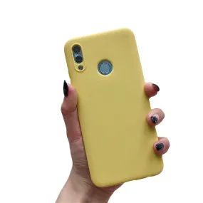 Anymob Xiaomi Yellow Silicone Case Soft TPU Phone Back Cover