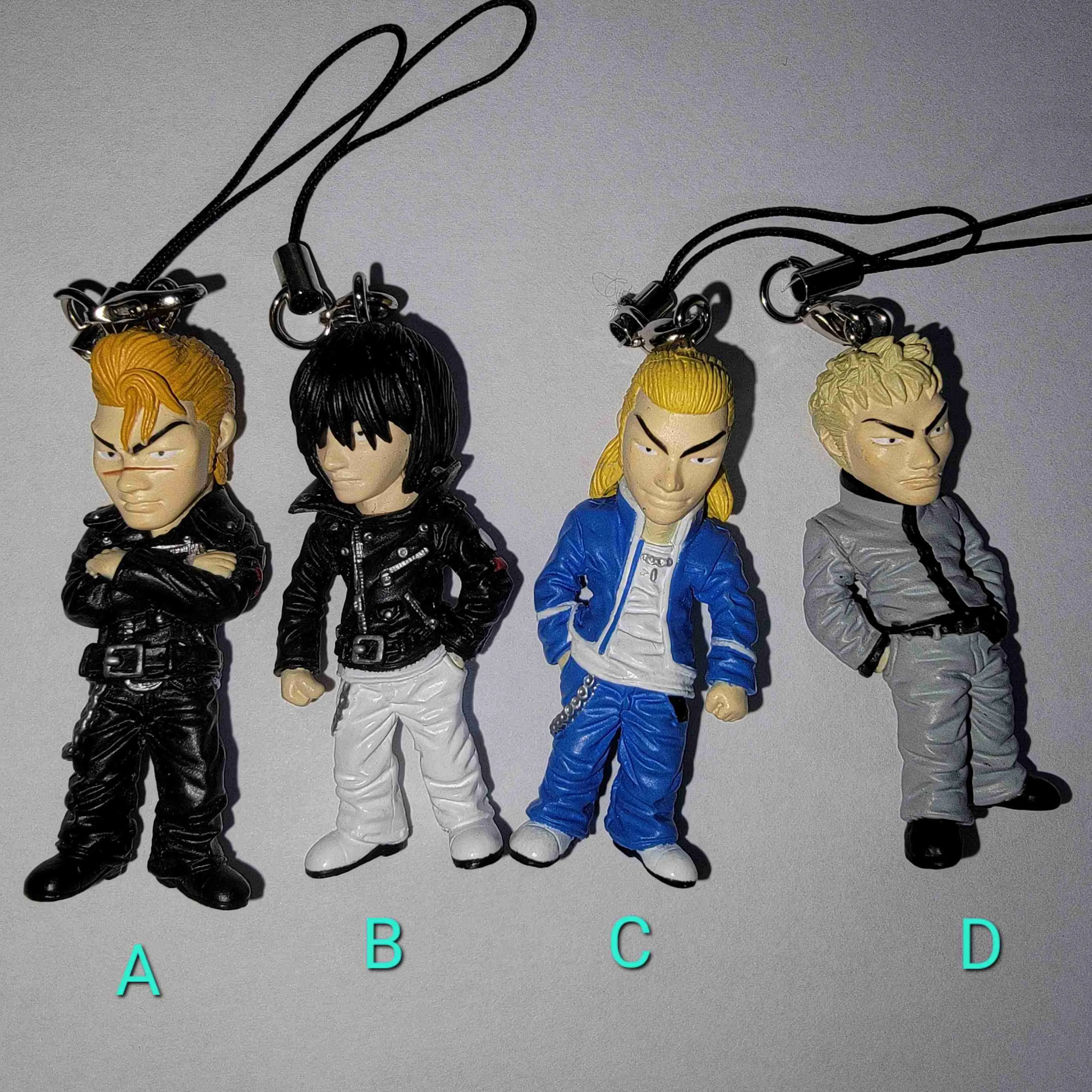Banpresto Crows x Worst Gachapon Mini Figure Charms, Vintage 2009