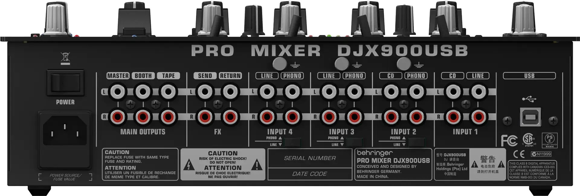 Behringer DJX900USB Professional DJ Mixer