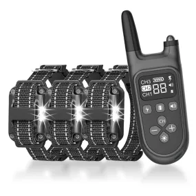 Black Electric Dog Training Collar with Shock