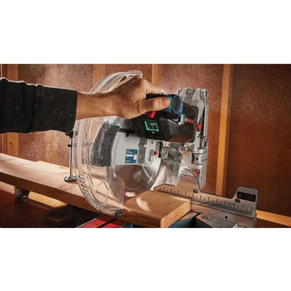 Bosch GCM18V-12GDCN14 18V PROFACTOR 12" Dual-Bevel Glide Miter Saw Kit w/ (1) 8.0 Ah CORE Performance Battery