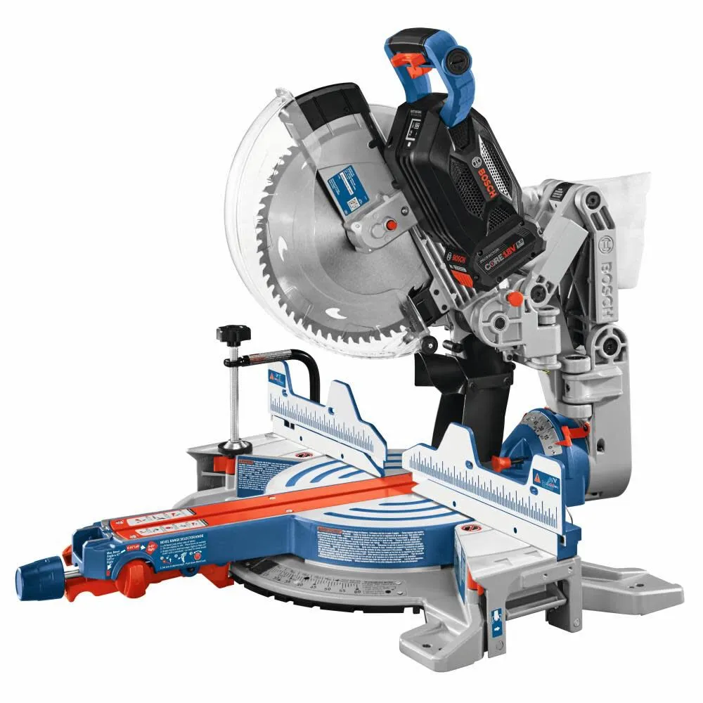 Bosch GCM18V-12GDCN14 18V PROFACTOR 12" Dual-Bevel Glide Miter Saw Kit w/ (1) 8.0 Ah CORE Performance Battery
