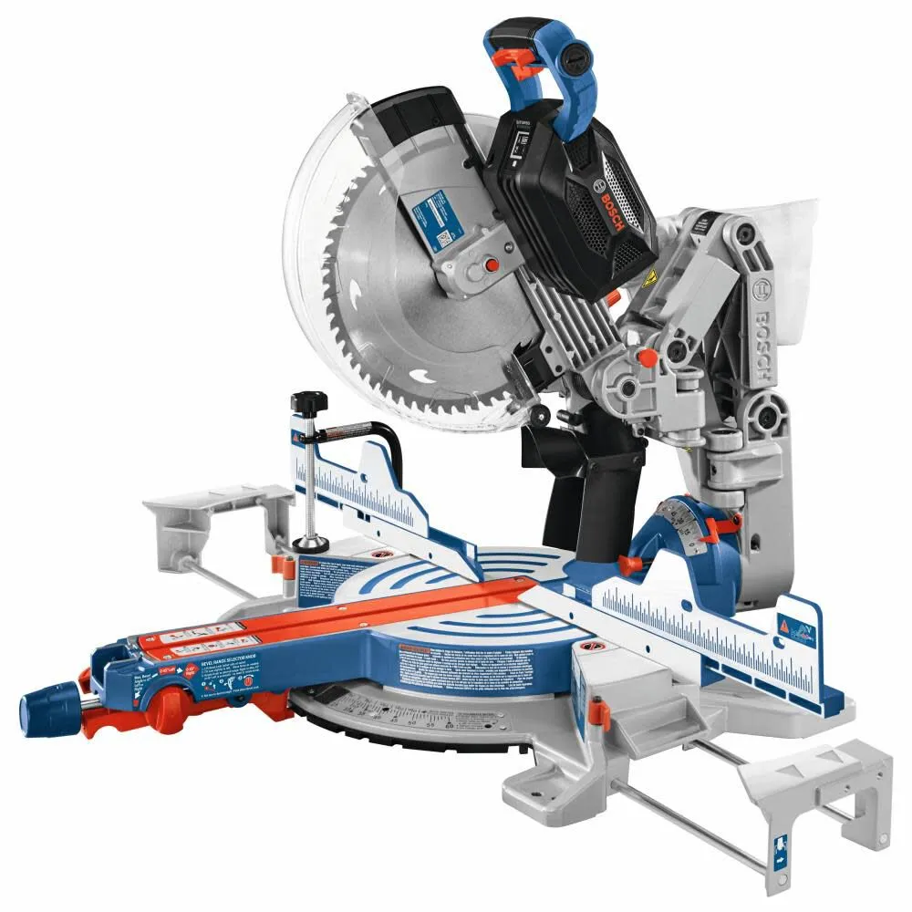 Bosch GCM18V-12GDCN14 18V PROFACTOR 12" Dual-Bevel Glide Miter Saw Kit w/ (1) 8.0 Ah CORE Performance Battery